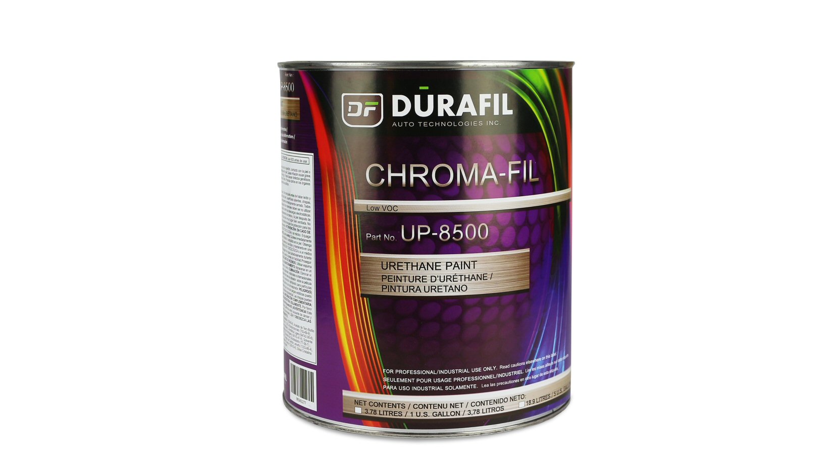 UP-8500 Chroma-Fil Single Stage Urethane Paint – Black / Grey / White / Dark Colors